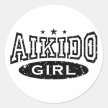 Aikido Girl Sticker