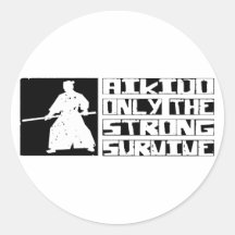 Aikido Survive Stickers