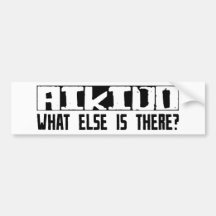 Aikido What Else Is There? Bumper Sticker