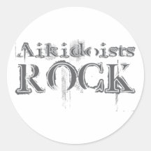 Aikidoists Rock Stickers