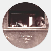 Aileron dans la voiture d'Eastman Kodak - cru, les Autocollants
