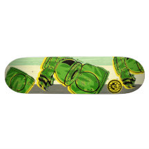 AIM LOW GREEN SKATE DECKS