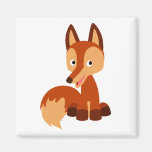 Aimant adroit mignon de Fox de bande dessinée aimants