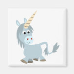 Aimant amical mignon de licorne de bande dessinée aimants