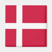 Aimant avec le drapeau du Danemark