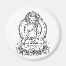 Aimant de Bouddha de sérénité