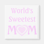 Aimant de cadeau du jour de mère d'amour de MAMAN