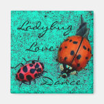 AIMANT DE DANSE D'AMOUR DE COCCINELLE