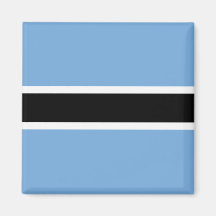 Aimant de drapeau du Botswana