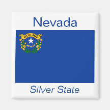 Aimant de drapeau du Nevada