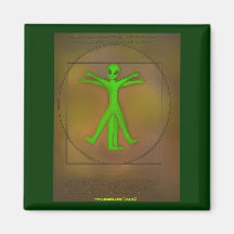 Aimant de l'alien d'espace de Vitruvian v2