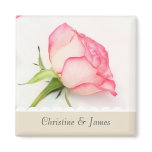Aimant de mariage de rose de rose aimants