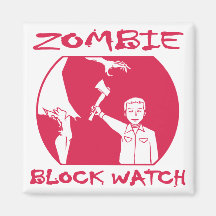 Aimant de montre de bloc de zombi