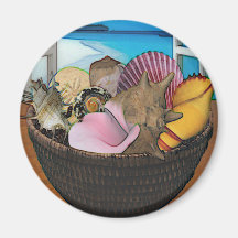 aimant de panier de coquillage