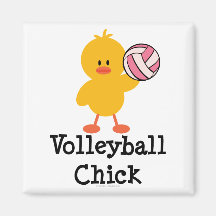 Aimant de poussin de volleyball