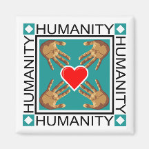 Aimant de timbre d'humanité