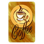 Aimant flexible de café magnets souples