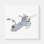 Aimant mignon de licorne de bande dessinée pressé aimants