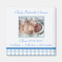 Aimant personnalisé de bébé