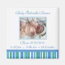 Aimant personnalisé de bébé
