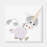 Aimant plaisant mignon de licorne de bande dessiné aimants