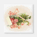 Aimant rose de cadeau de roses