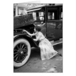 Aimer ma vieille voiture, les années 1920 carte de vœux