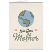 Aimez votre carte de voeux de Terre