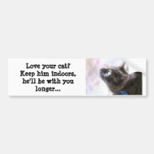 Aimez votre chat - adhésif pour pare-chocs adhésif pour voiture