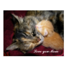 Aimez-vous maman carte postale
