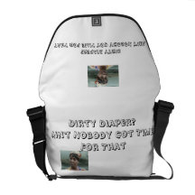 Ain't No Body Got Time For That Diaper Bag Courier Bag