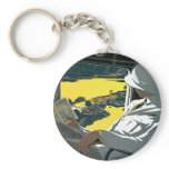 Air Afrique: Visitez L'Afrique en Avion Key Chains