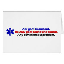 Air/Blood Greeting Cards