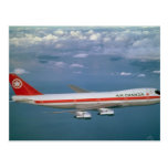 Air Canada 747, in flight Postcards
