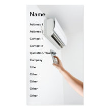 Air Conditioner Business Card Template