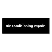Air Conditioning Repair Business Card