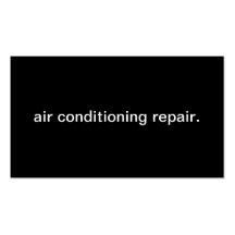 Air Conditioning Repair Business Cards