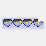 Air Elemental Heart Bumper Stickers
