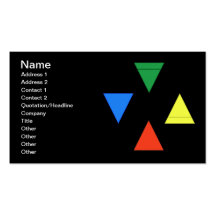 Air Fire Water Earth Business Card