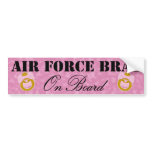 Air Force Brat On Board (Window Sticker) Bumper Stickers