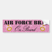 Air Force Brat On Board (Window Sticker) Bumper Stickers