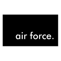air force. business cards