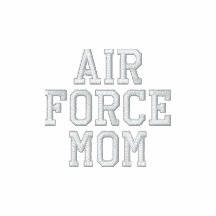 AIR FORCE MOM EMBROIDERED SHIRT