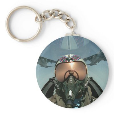 Air Force pilot Keychain by Alleycatshirts