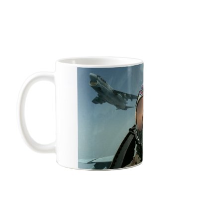 Air Force pilot Coffee Mug by Alleycatshirts