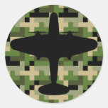 Air Force Plane Camouflage Sticker