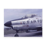 AIR FORCE SABRE JET F-86D POSTCARD