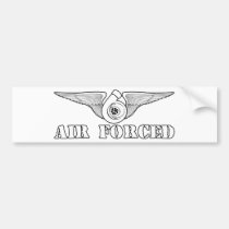 Air Forced bumper stickers