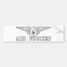 Air Forced Bumper Stickers
