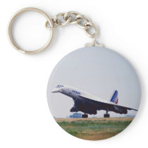 Air France Concorde, Sacramento Airport, Californi Keychains